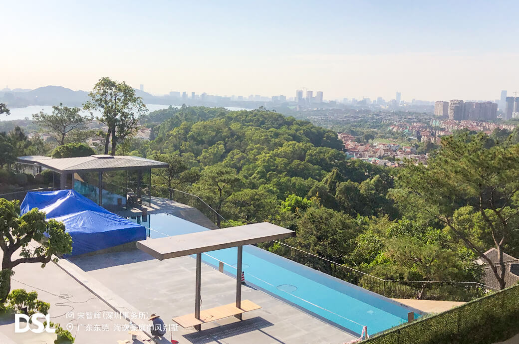 別墅泳池，室外泳館