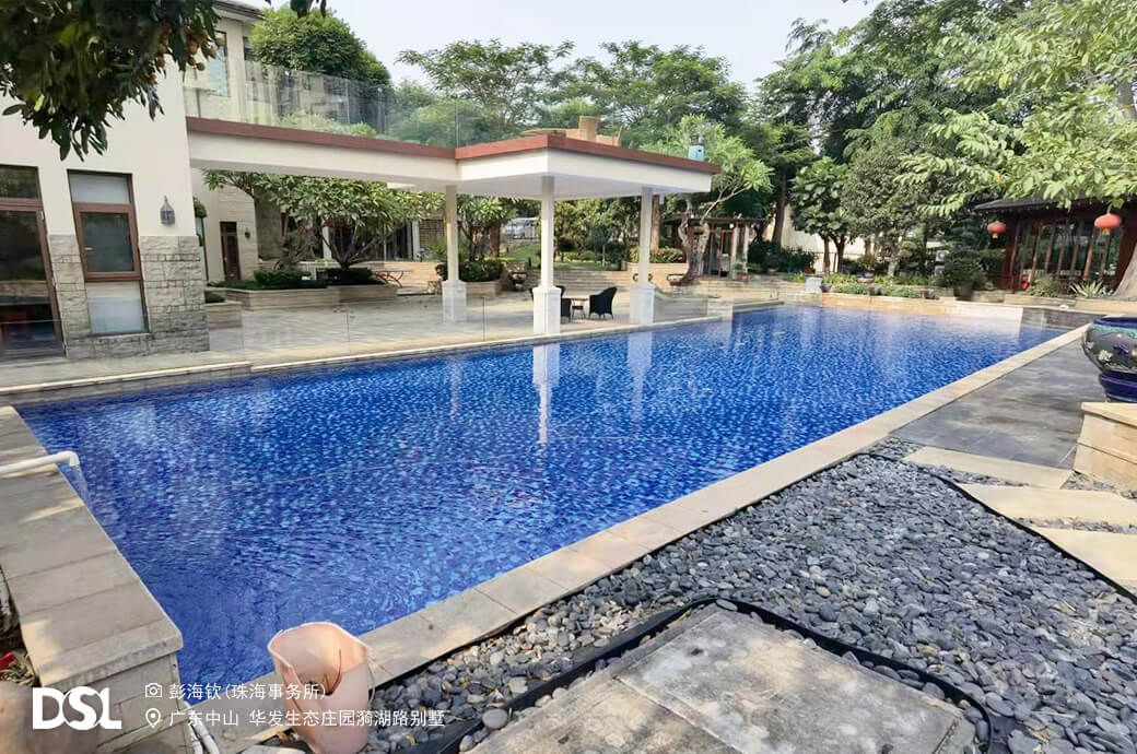 別墅泳池，室外泳池