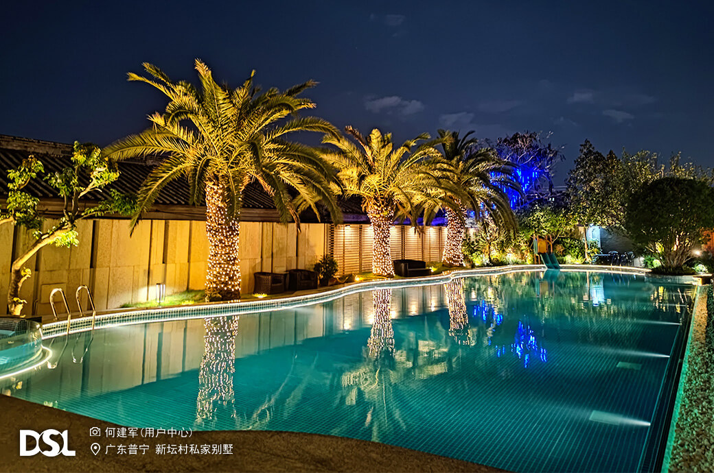 別墅泳池，室外泳池