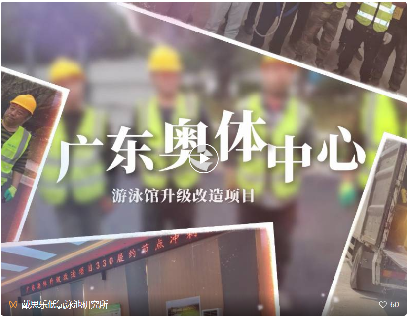 戴思樂集團(tuán)打造的廣東奧體中心游泳跳水館，獲央視CCTV-13專題報道